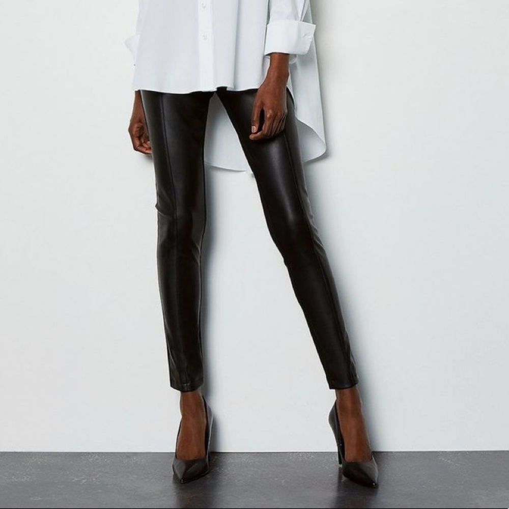 Black Leather Leggings